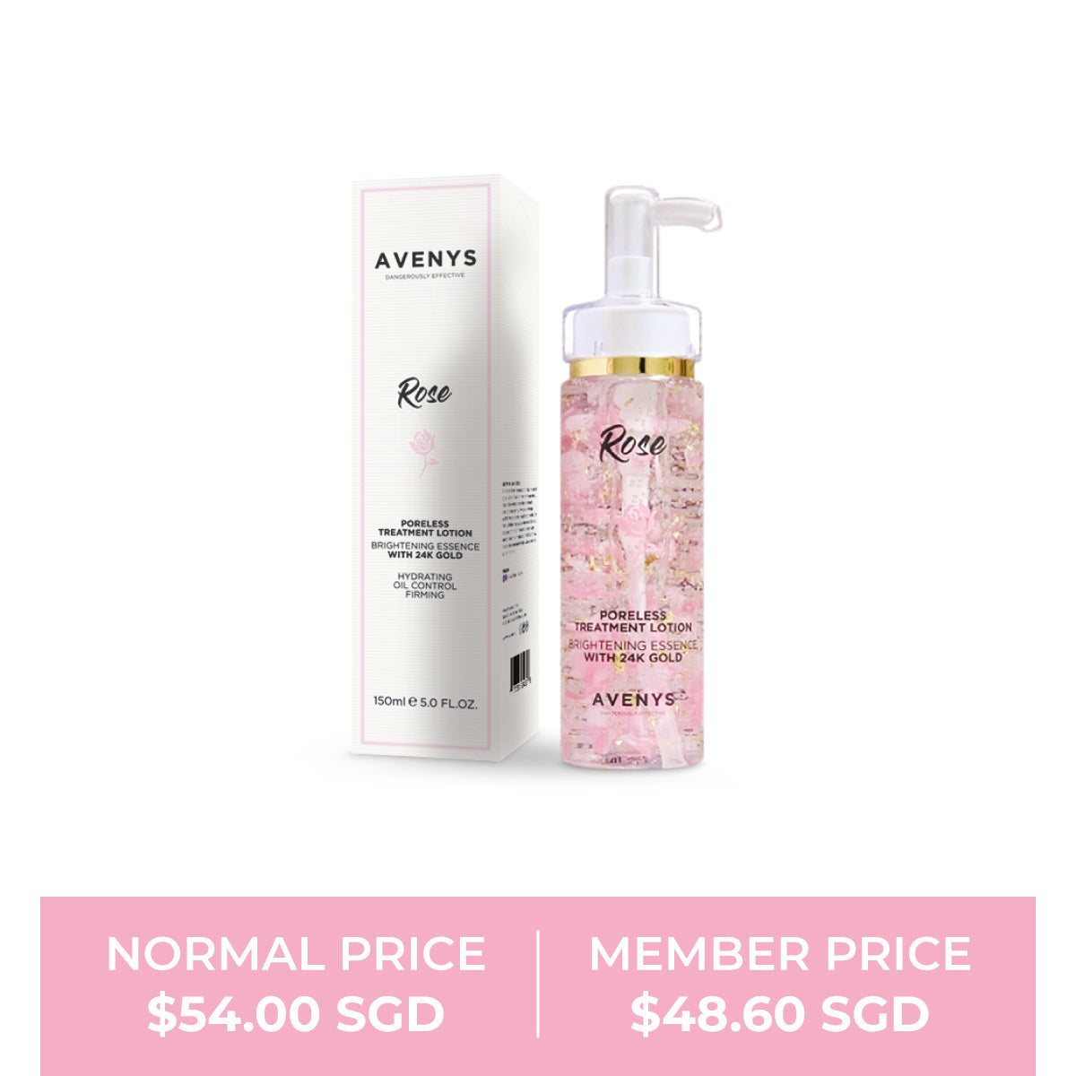 AVENYS ROSE Poreless Treatment Lotion (alt)