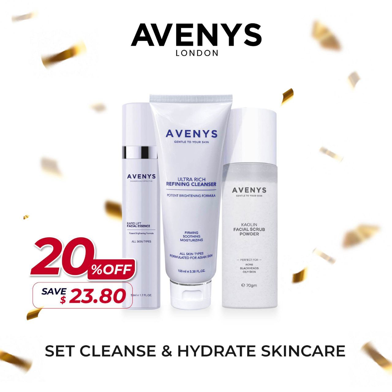 Set Cleanse & Hydrate Skincare (alt)