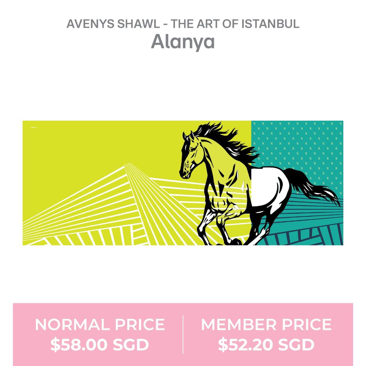 The Art of Istanbul - ALANYA (Shawl)