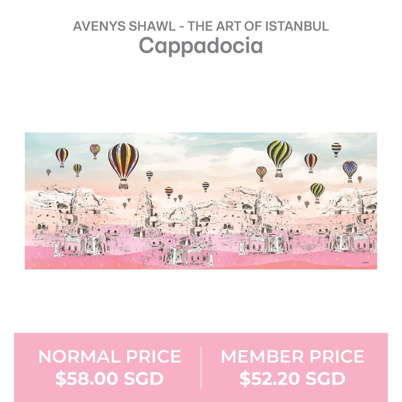 The Art of Istanbul - CAPPADOCIA (Shawl)