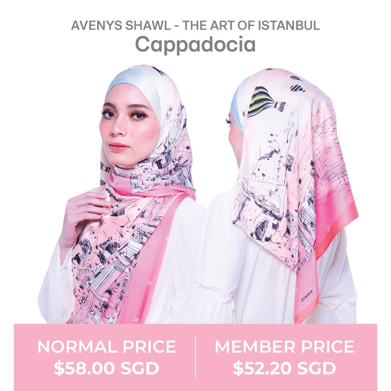 The Art of Istanbul - CAPPADOCIA (Shawl)