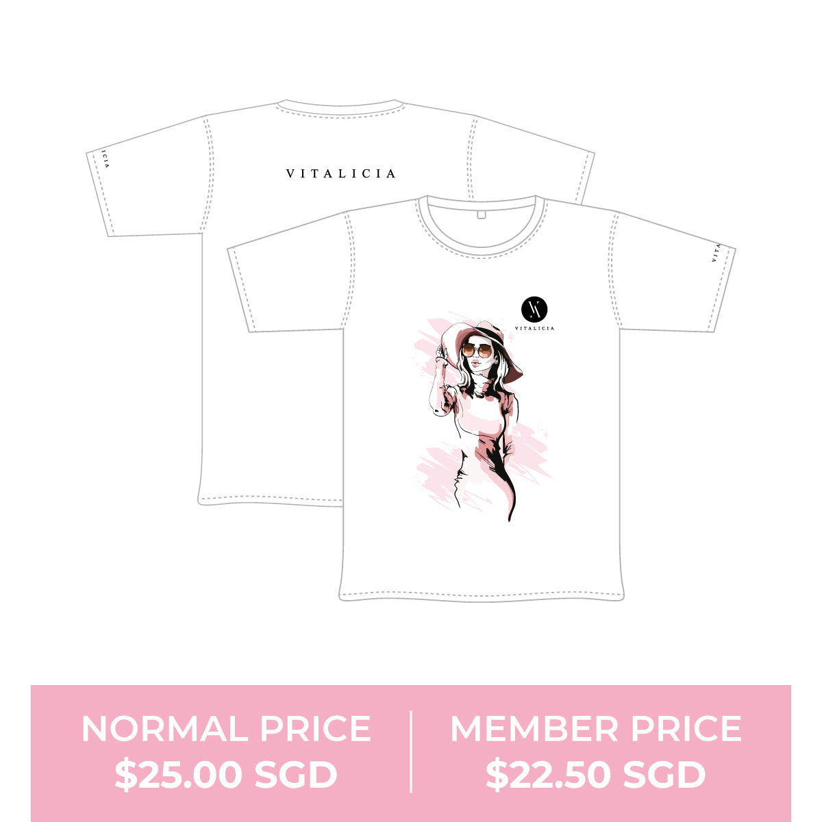 VITALICIA Supermodel Glow T-Shirt