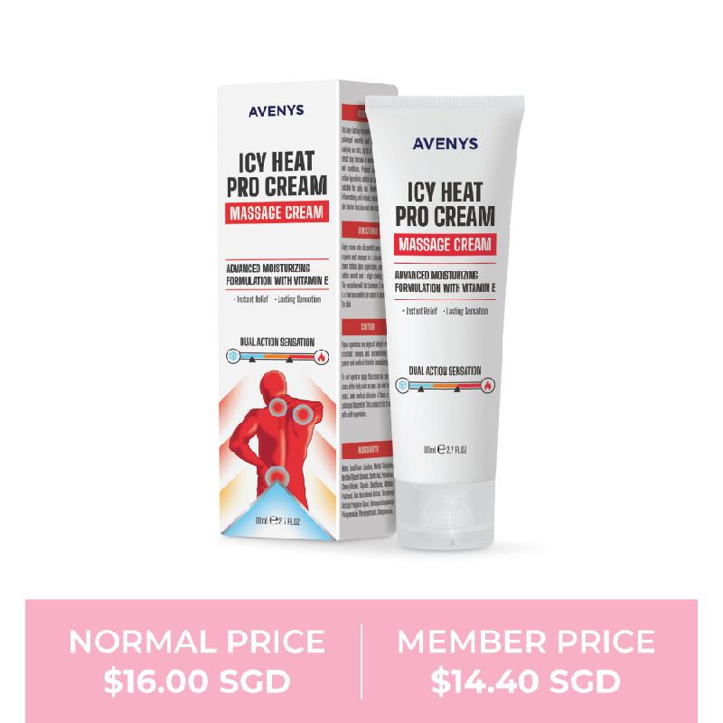 AVENYS Icy Heat Pro Cream