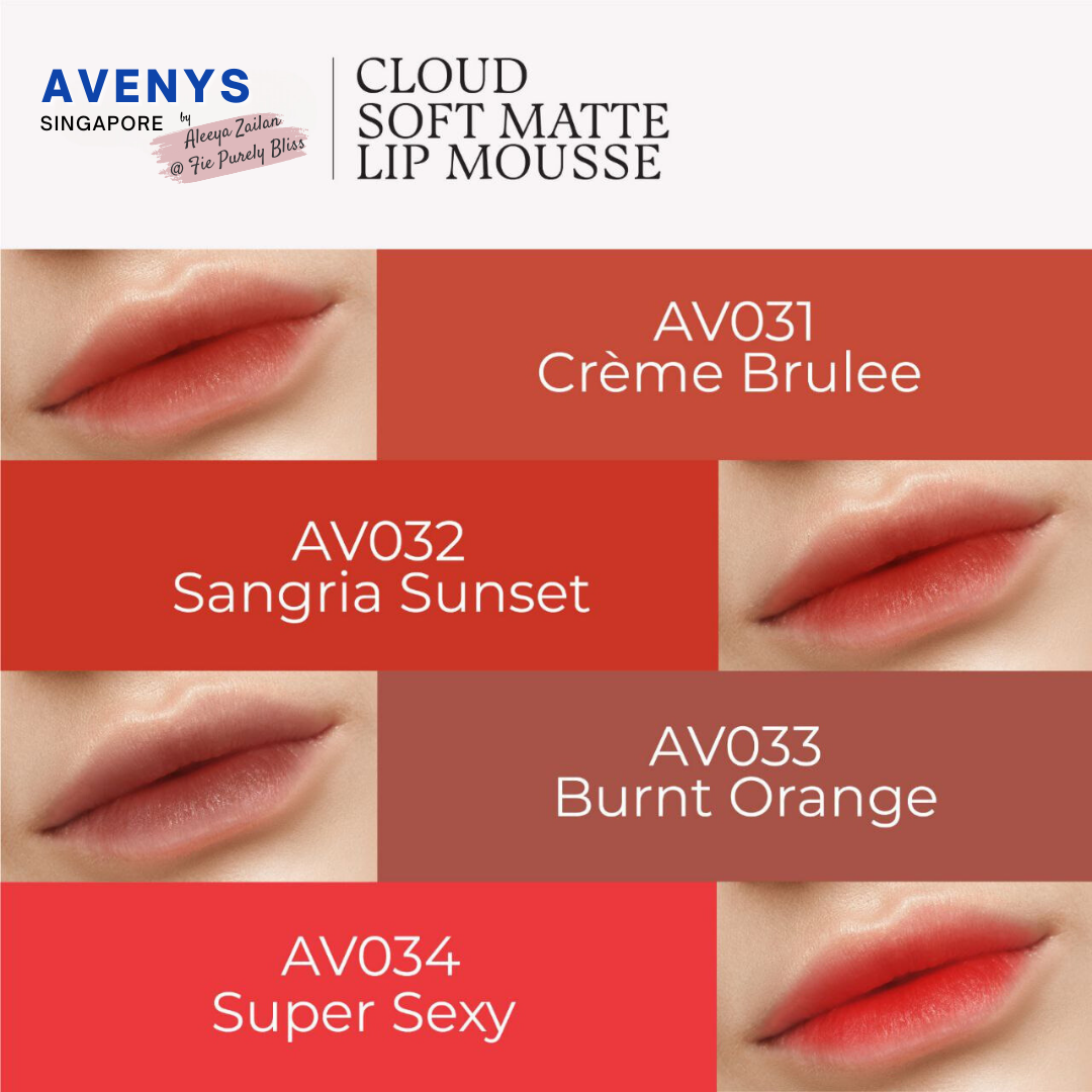 AVENYS Cloud Soft Matte Lip Mousse - ORANGES