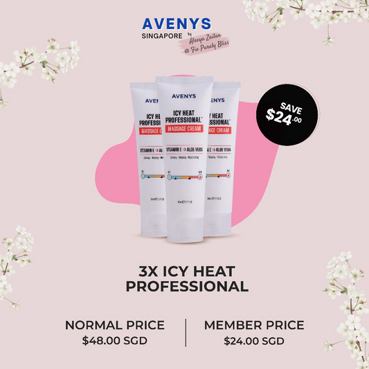 Spring into Savings - 3X AVENYS Icy Heat Professional Massage Cream