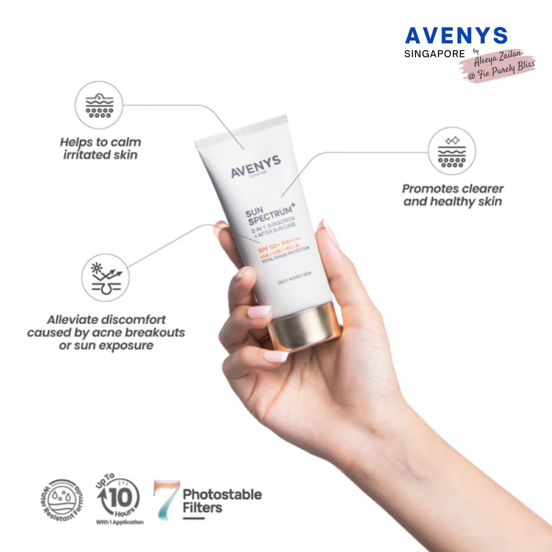 AVENYS Sun Spectrum+ 2 In 1 Sunscreen + After Sun Care (Oily/ Acneic Skin)