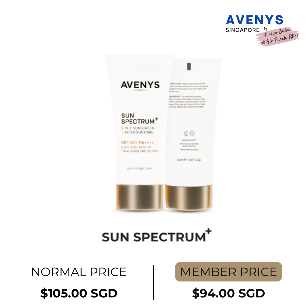 AVENYS Sun Spectrum+ 2 In 1 Sunscreen + After Sun Care (Oily/ Acneic Skin)