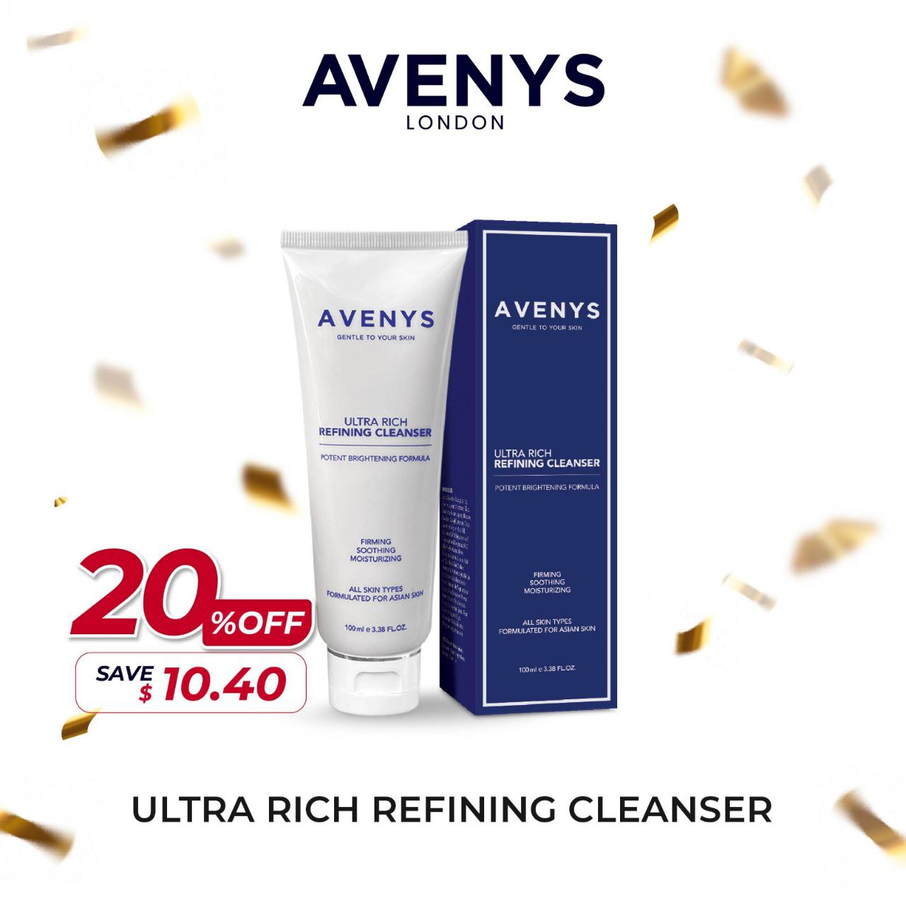 AVENYS Ultra Rich Refining Cleanser (100ml) (Alt)