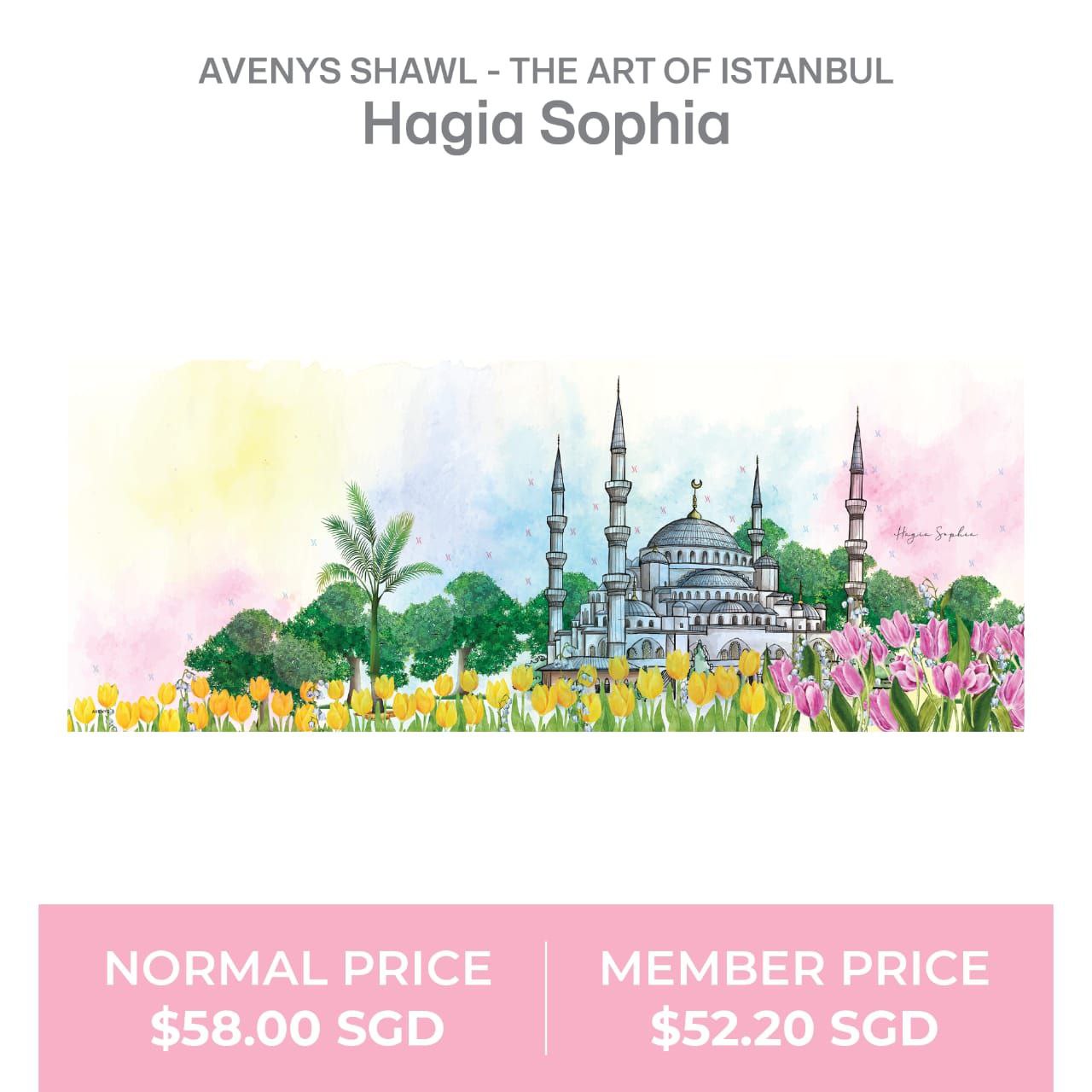 The Art of Istanbul - HAGIA SOPHIA (Shawl)